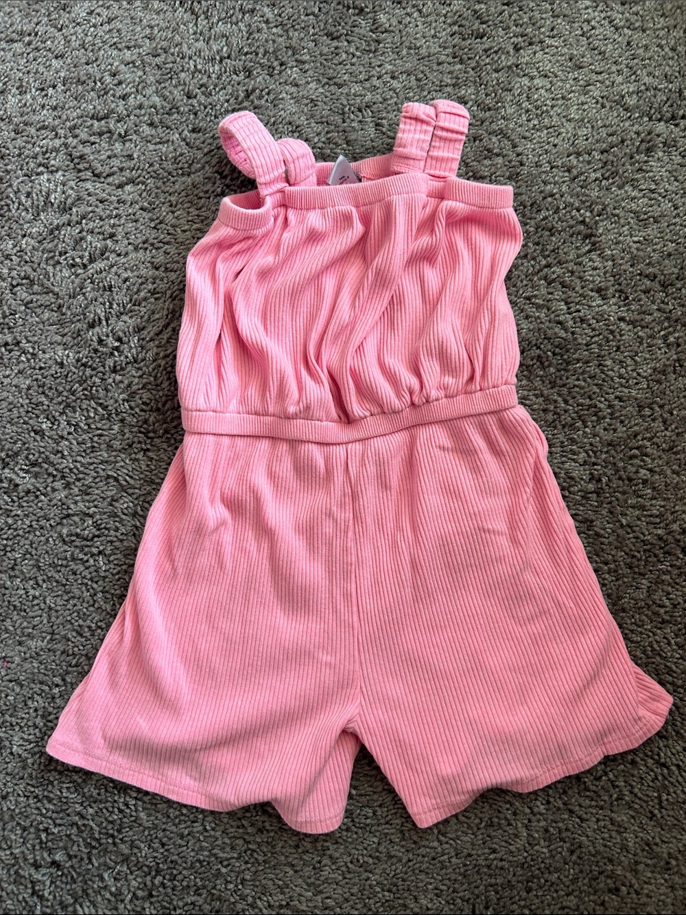 Old Navy Pink Ribbed Girls' Romper - Kids Bottoms